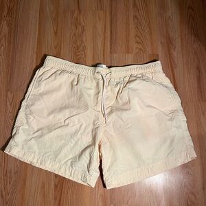 H&M Athletic men’s Swim Shorts/trunks peach XL Mesh Lined Drawstring
